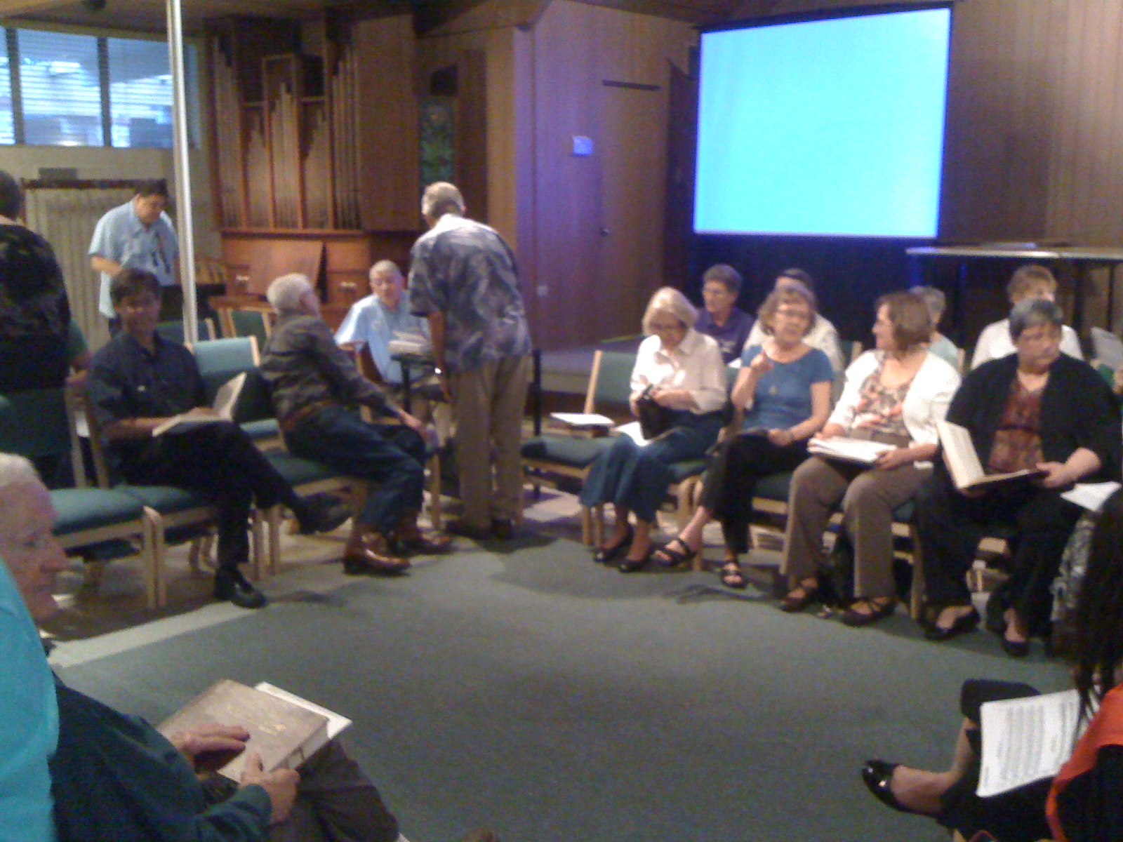 Sacred Harp, the hollow square