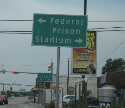 Federal prison, stadium