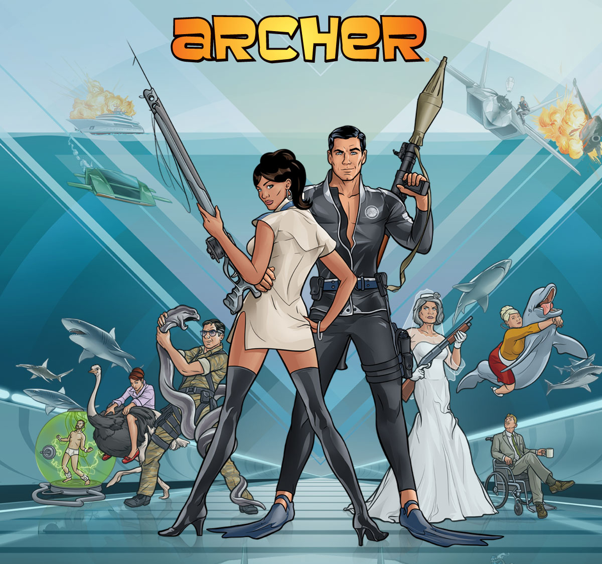 FX cartoon Archer